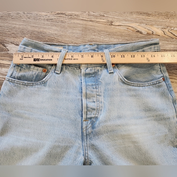 Levi's 501 Big E 27x32 Light Wash Jeans Button Fly Modern Red Tab Denim - Picture 15 of 16